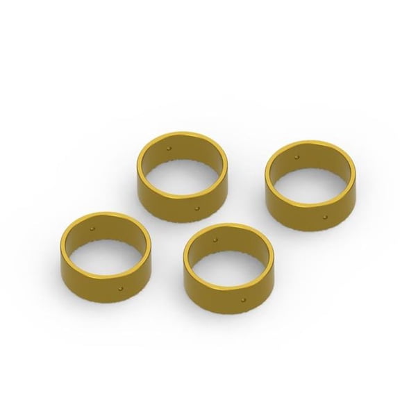 HPI Racing HPI161155 Wheel Weight Se Toys Accessories for Venture 18, Brass - 4 Piece