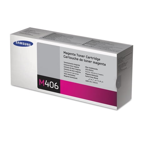 Samsung CLT-M406S (SU256A) Toner, 1000 Page-Yield, Magenta