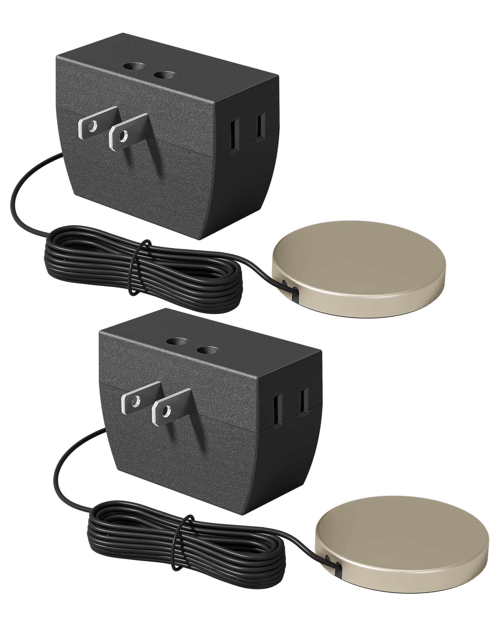 DEWENWILS 2 Pack Touch Dimmer Switch, Plug and Play Lamp Touch Control Pad, Touch Lamp Switch, Dimmable LED/CFL Lights, and Incandescent Bulbs, 7.5FT Extension Cord, ETL Listed, Black
