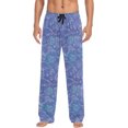 thumbnail image 1 of HPINK-T Abstract Wave Seamless Pajama Pants Mens Lounge Pants Lightweight Men Pajama Bottoms with Drawstring Pockets, 1 of 13