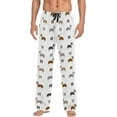 thumbnail image 1 of HPINK-T Border Collie Pajama Pants for Men PJs Bottoms Sleep Lounge Pants with Pockets, 1 of 14