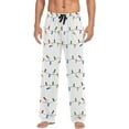 thumbnail image 1 of HPINK-T Christmas Lights Bulb Men's Christmas Pajama Pants Super Soft Straight-Fit Lightweight Pajama Bottoms with Pockets Drawstring, 1 of 7