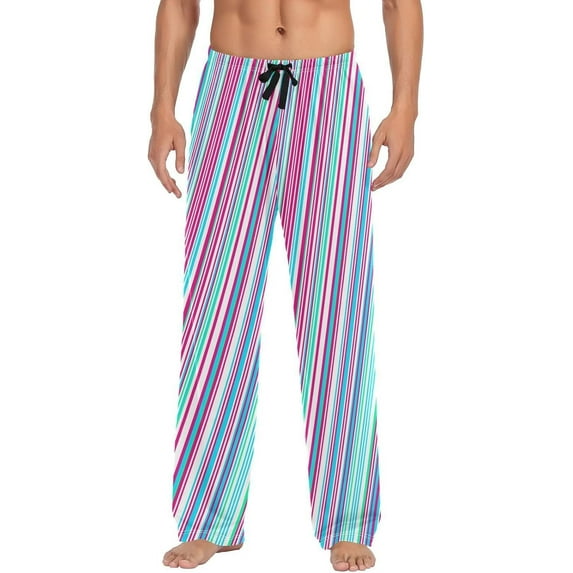 HPINK-T Christmas Mens Sleep Pajama Pants Set Bottoms Merry Christmas Fleece Lounge Sleepwear PJs