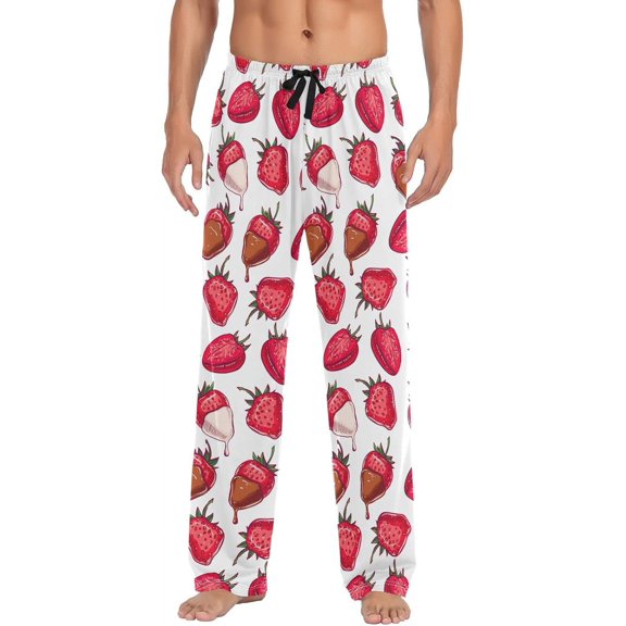 HPINK-T Christmas Snowman Pajama Pants Mens Lounge Pants Straight-Fit Men Pajama Bottoms with Pockets Drawstring
