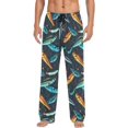 thumbnail image 1 of HPINK-T Fishing Fish Men's Pajama Pants Super Soft Sleep Lounge Pants Pjs Bottoms with Pockets, 1 of 7