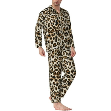 HPINK-T Football Regular Size Mens 2 Piece Fall Pajama Set Long Sleeve Shirt and Pants Sleepwear Pjs Sets with Pockets