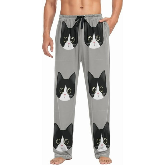 HPINK-T Men's Pajama Bottoms Soft Mens Pajama Pants PJ Lounge Pants