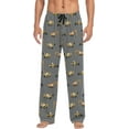 thumbnail image 1 of HPINK-T Men's Pajama Pants Pjs Bottoms with Pockets Sleep Lounge Pants for Men, 1 of 7