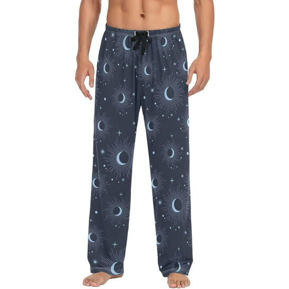 HPINK-T Men's Pajama Pants Super Soft Sleep Lounge Pants Pjs Bottoms with Pockets