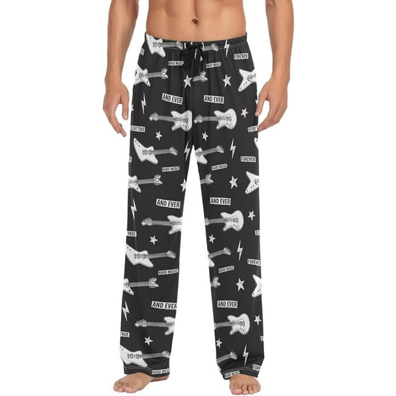 HPINK-T Mens Pajama Pants Alcoholic Cocktail Fruit Men's Pajama Bottoms Sleep Lounge Pj Pants for Men S-XXL