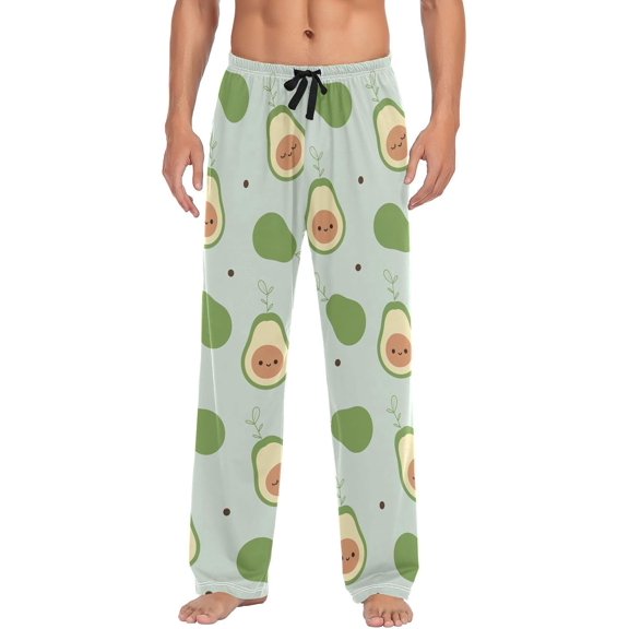 HPINK-T Mens Pajama Pants Fishes Men's Pajama Bottoms Sleep Lounge Pj Pants for Men With Drawstring Pockets S