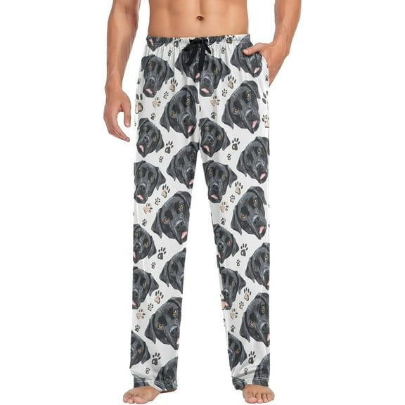 HPINK-T Mens Pajama Pants Soft Pajama Bottoms Lounge PJS Sleep Pants