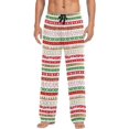 thumbnail image 1 of HPINK-T Mens Sleep Pajama Pants Set Bottoms Christmas Snowman Brown Fleece Lounge Sleepwear PJs S, 1 of 7