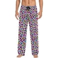 thumbnail image 1 of HPINK-T Mens Sleep Pajama Pants Set Bottoms Motorcycle Lettering Fleece Lounge Sleepwear PJs S, 1 of 7