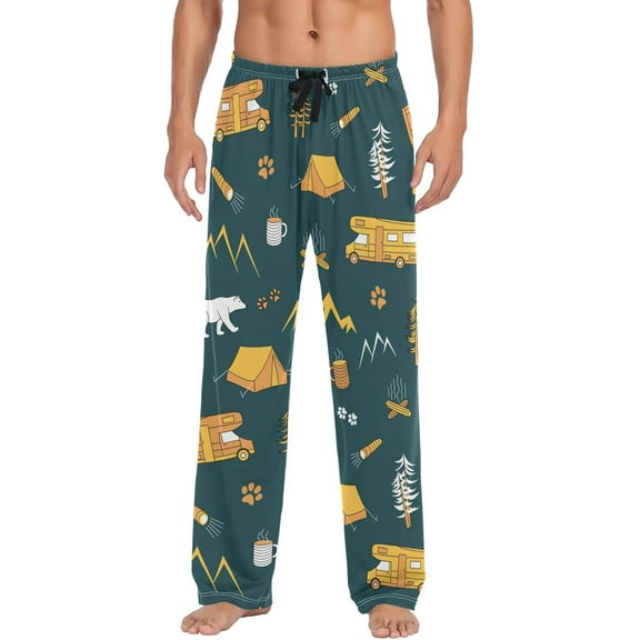 HPINK-T Pajama Pants Christmas Lounge Sleepwear PJs Men's Pajama Bottoms Sleep Pants S