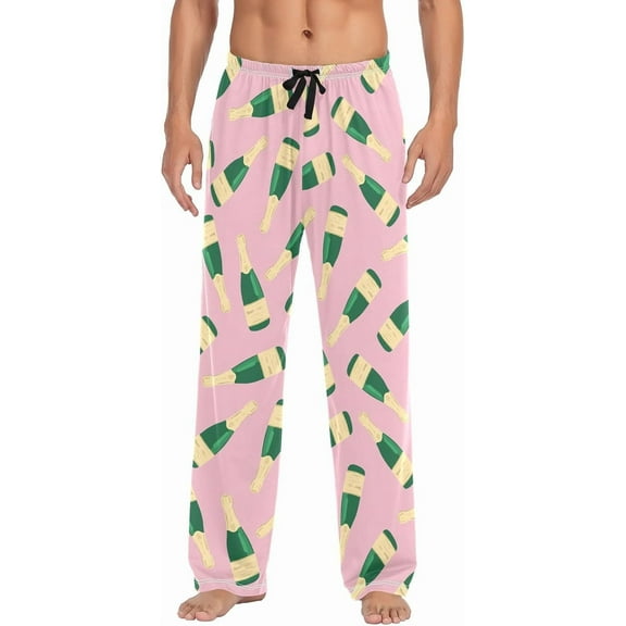 HPINK-T Pajamas Pants for Men Horses Animals Men's Pajama Bottoms 100% Cotton PJ Pants for Mens S-XXL