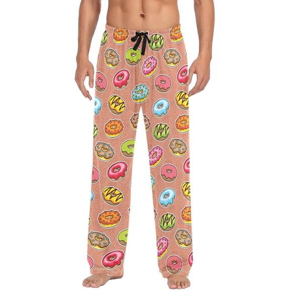 HPINK-T Pajamas Pants for Men Horses Animals Men's Pajama Bottoms 100% Cotton PJ Pants for Mens S-XXL