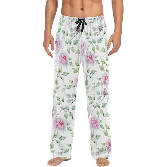 HPINK-T Princess Frogs Pajama Pants Mens Lounge Pants Super Soft Men Pajama Bottoms with Drawstring & Pockets