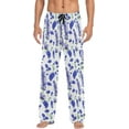 thumbnail image 1 of HPINK-T Purple Lavender Pajama Pants Mens Lounge Pants Straight-Fit Men Pajama Bottoms with Pockets Drawstring, 1 of 13