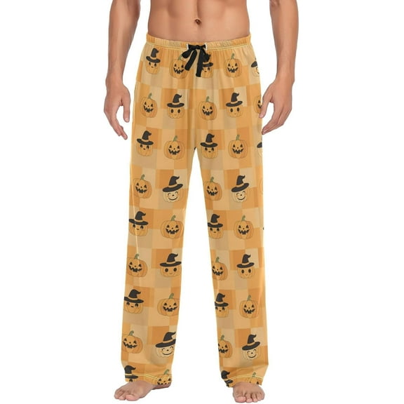 HPINK-T Rainbow Plaid Pajama Pants Mens Lounge Pants Straight-Fit Men Pajama Bottoms