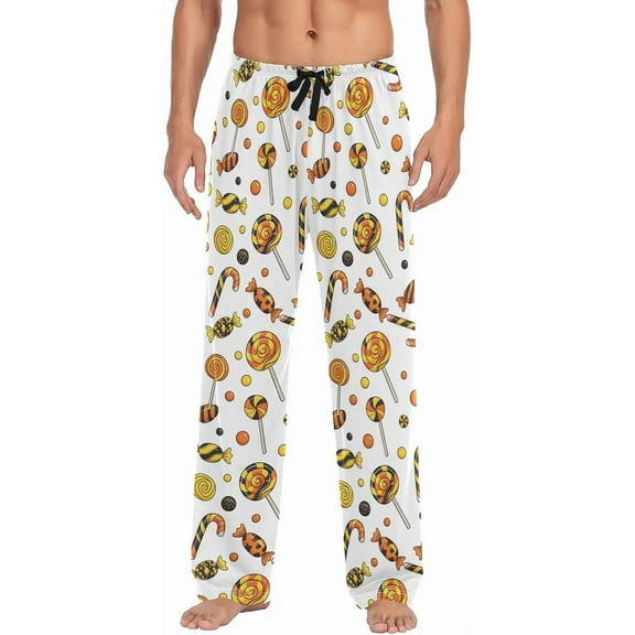HPINK-T Snowmen Christmas Pajama Pants Mens Lounge Pants Lightweight Men Pajama Bottoms with Drawstring Pockets
