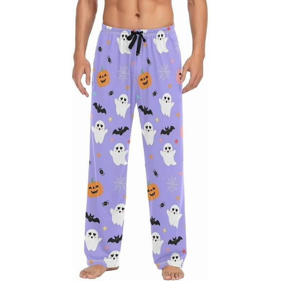 HPINK-T Snowmen Christmas Pajama Pants Mens Lounge Pants Lightweight Men Pajama Bottoms with Drawstring Pockets