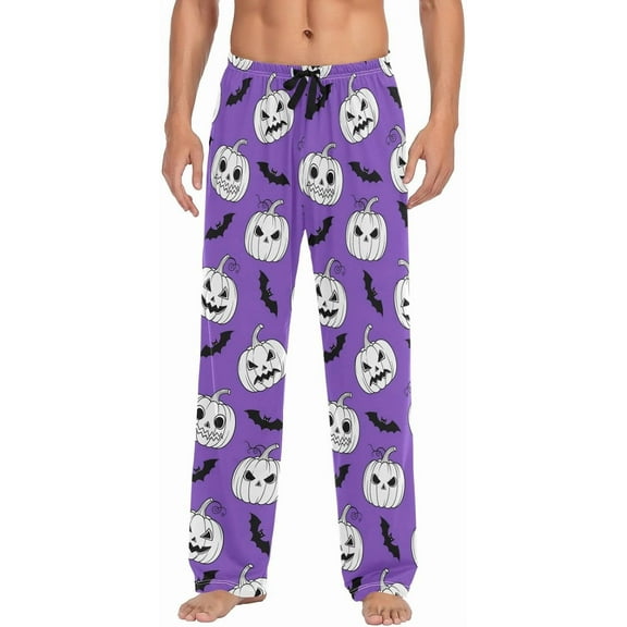 HPINK-T Snowmen Christmas Pajama Pants Mens Lounge Pants Lightweight Men Pajama Bottoms with Drawstring Pockets