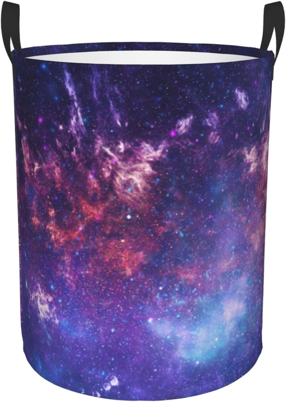 Space Blue Galaxy Laundry Basket