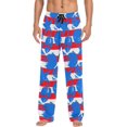 thumbnail image 1 of HPINK-T Tiger Stripes Pajama Pants Mens Lounge Pants Straight-Fit Men Pajama Bottoms, 1 of 13