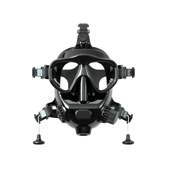 Koepovk Full Face Diving Mask, Full Face Snorkel Mask for Adults Compatible with S400/S400 Plus/S400 Pro/S700 Scuba Diving Tank, Dive Mask Kit