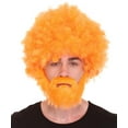 thumbnail image 1 of HPO Adult 80's Painter Curly Wig and Beard Set | Easy and Classic Celebrity Costume | Premium Halloween Wig, 1 of 118