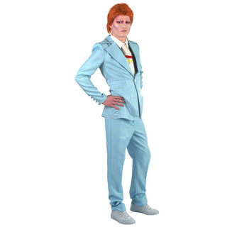 Adult Ziggy Stardust David Bowie Costume Chest size : : Toys &  Games
