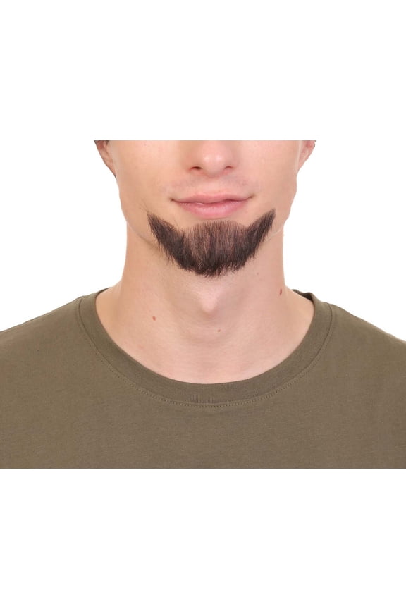 Adult Men's Fake Human Hair Greaser Goatee Beard | Multiple Colors
