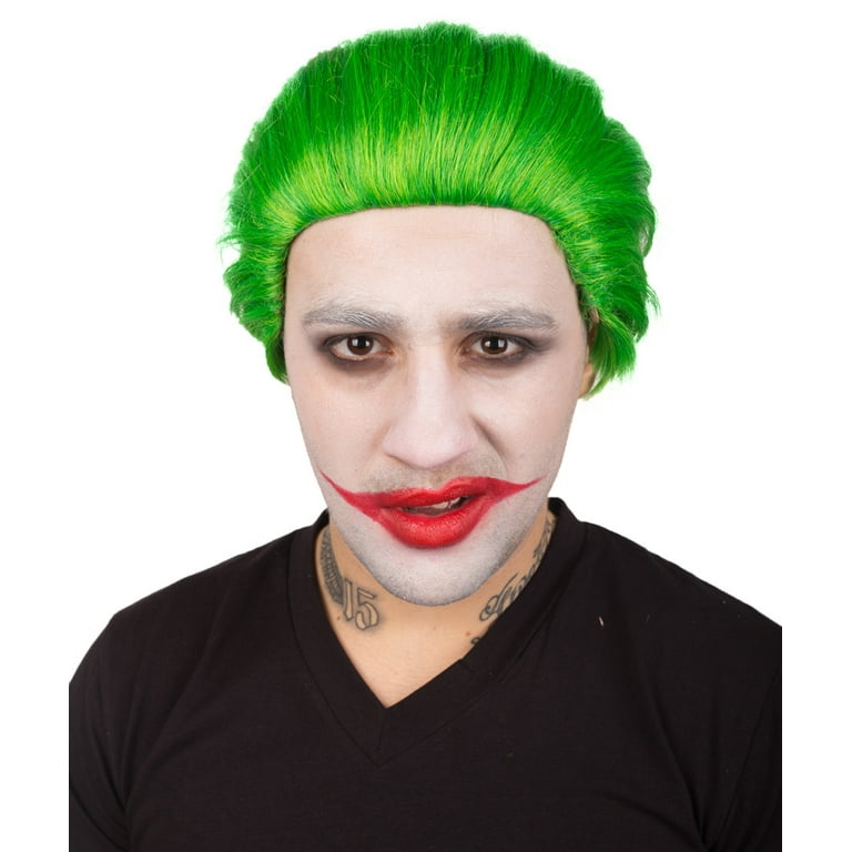 Mens short green wig shop