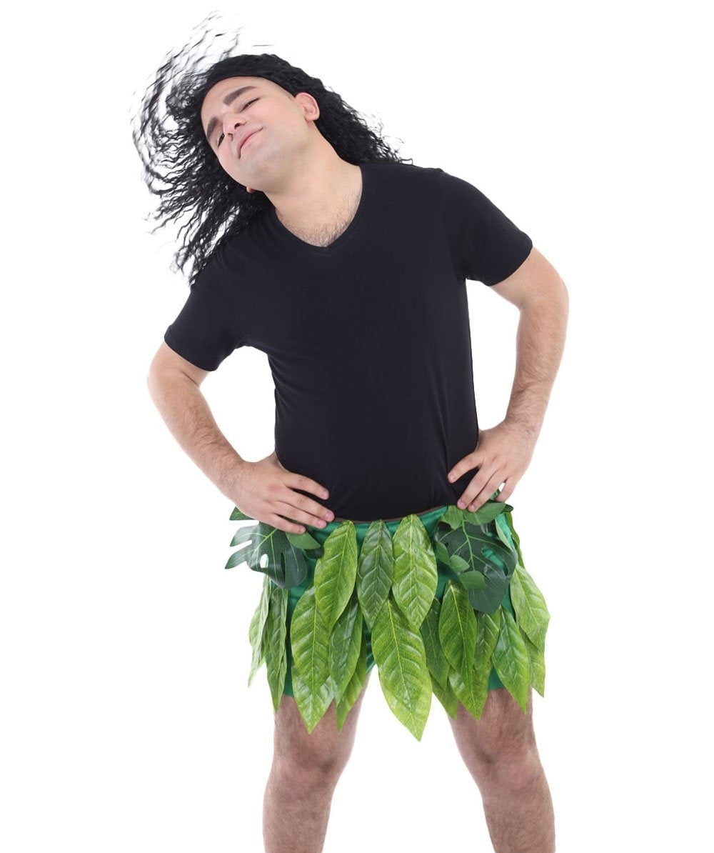 Mens Hawaiian Demigod Green Leaf Cosplay Costume Vietnam Ubuy