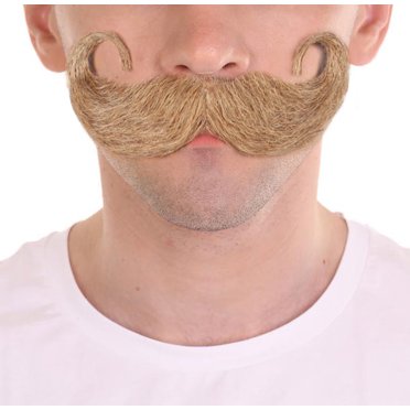 Merlin Costume 45cm Long Wizard Beard - Realistic Fluffy Cosplay Mustache For Halloween Costumes Realistic Halloween Beard