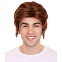 HPO Adult Men's Lincoln Wig| Political Colonial Cosplay Halloween Wig| Premium Breathable Capless Cap, Synthetic Fiber