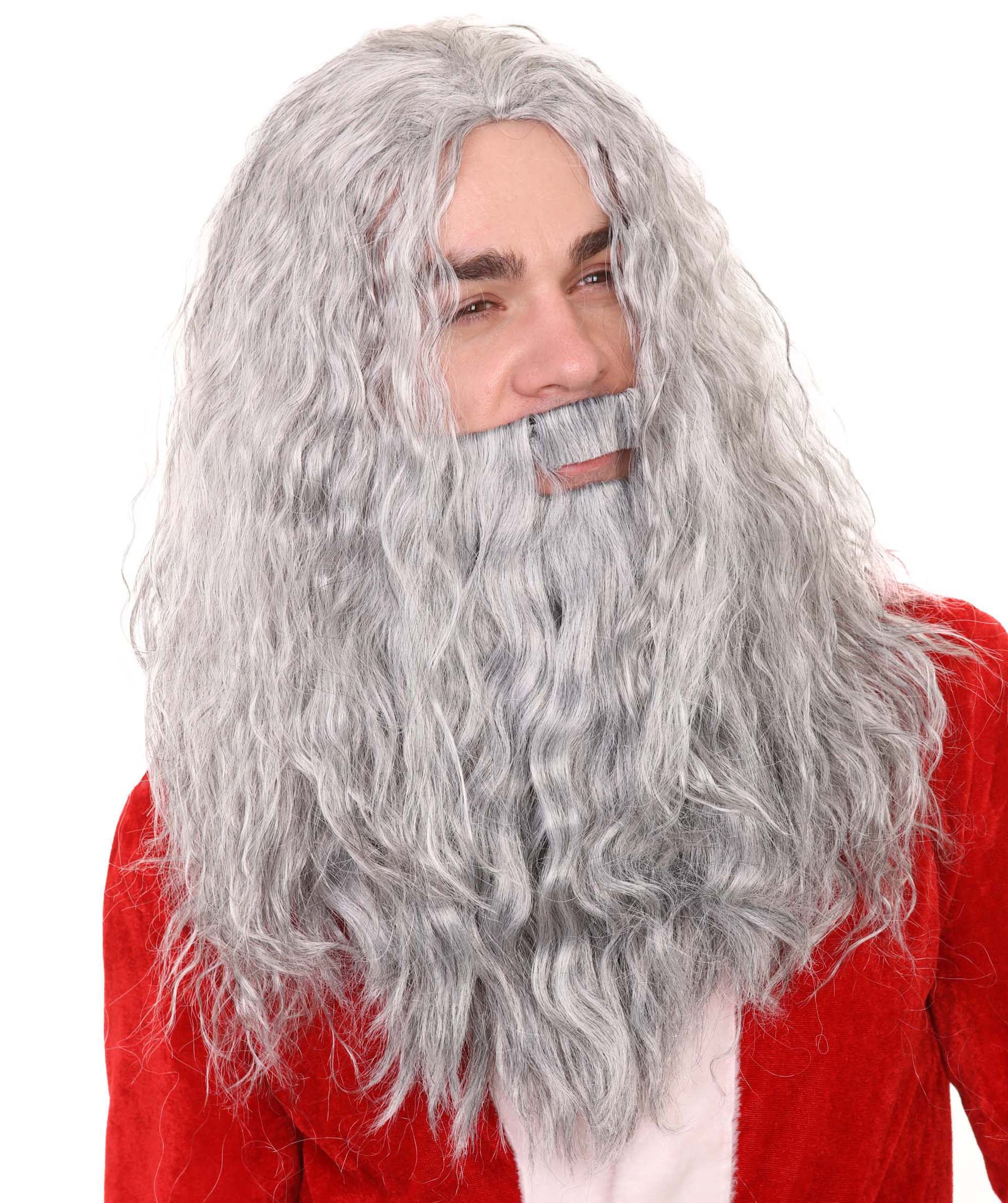 Long Beard & Tash Adult Grey Long Beard & Tash Adult Grey