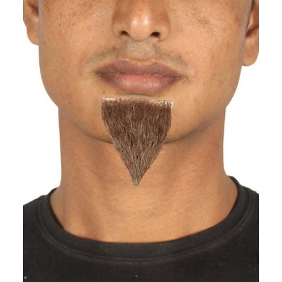 HPO Adult Men's Setit Goatee | Brown Color Cosplay Facial Hair Best for Halloween