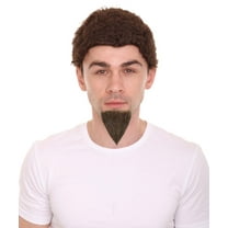 HPO Adult Men's Setit Goatee | Mixed Brown Cosplay Facial Hair| Made of Synthetic Fiber