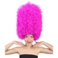 thumbnail image 1 of HPO Adult Super Sized Halloween Neon Fuchsia Color Wig Collection, 24 Multiple Color Options, 1 of 159