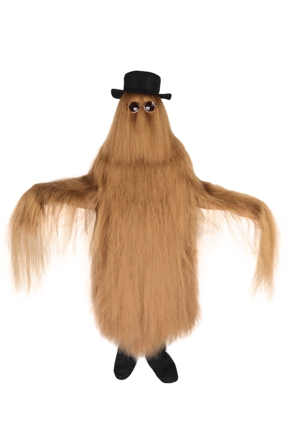 Adult Teen's 60" Long Hair Costume Set, Straight Wig with Hat- Glasses, Halloween & Cosplay Suit