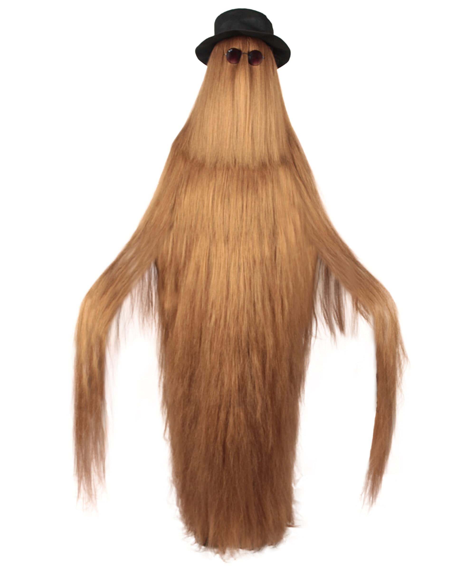 HPO Adult Unisex Cousin Itt Addams Family Dapper Creature Monster Halloween Costume, Synthetic Fiber, Brown - image 1 of 9