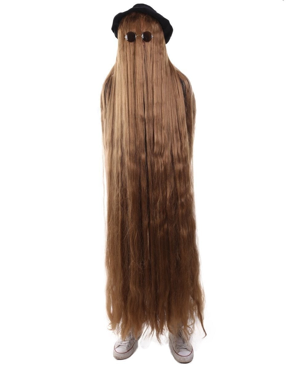 HPO Adult Unisex Dapper Creature Costume Wig Set – Includes Premium Wig, Glasses & Hat for Halloween