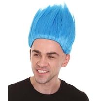 HPO Adult Unisex Grumpy Troll Wig | TV/Movie Cosplay Halloween Wig | Premium Breathable Capless Cap