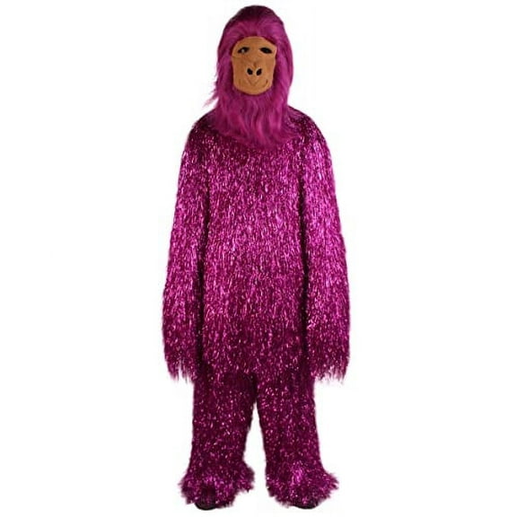 HPO| Adult Unisex Hairy Ape Mask & Tinsel Bodysuit Costume Bundle| Multiple Color Options