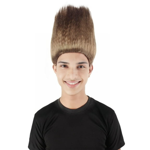 HPO Adult Unisex Straight Cosplay Halloween Troll Branch Wig, Multiple Color Options, Synthetic Soft Fiber Hair, Perfect for Cosplay Wigs for Halloween