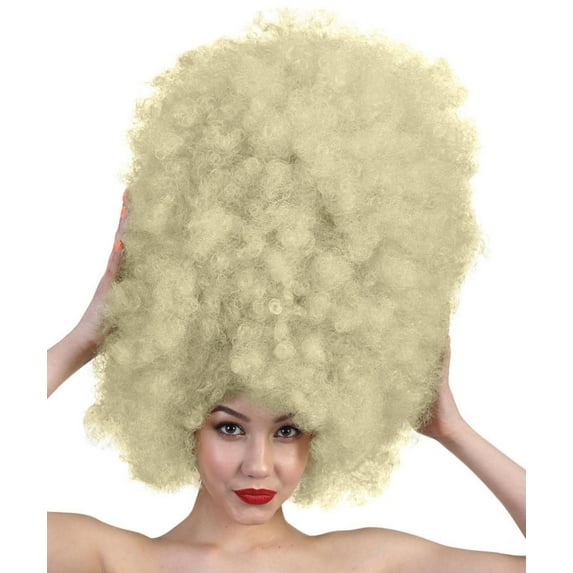 HPO Adult Unisex Super Sized Halloween Blonde Color Wig Collection, 24 Multiple Color Options