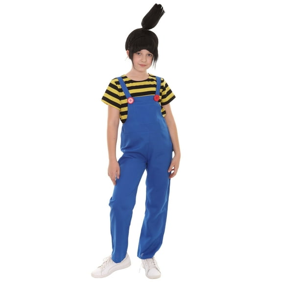 HPO Adult Unisex/Teen's Movie Costume, Blue & Yellow Color Strip Halloween Costume, Synthetic Fabric
