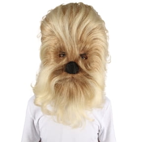 HPO Adult Unisex Warrior Ape Gorilla Mask Wig | Perfect for Halloween | Breathable Synthetic Fiber | Made of Synthetic Hair Wig
